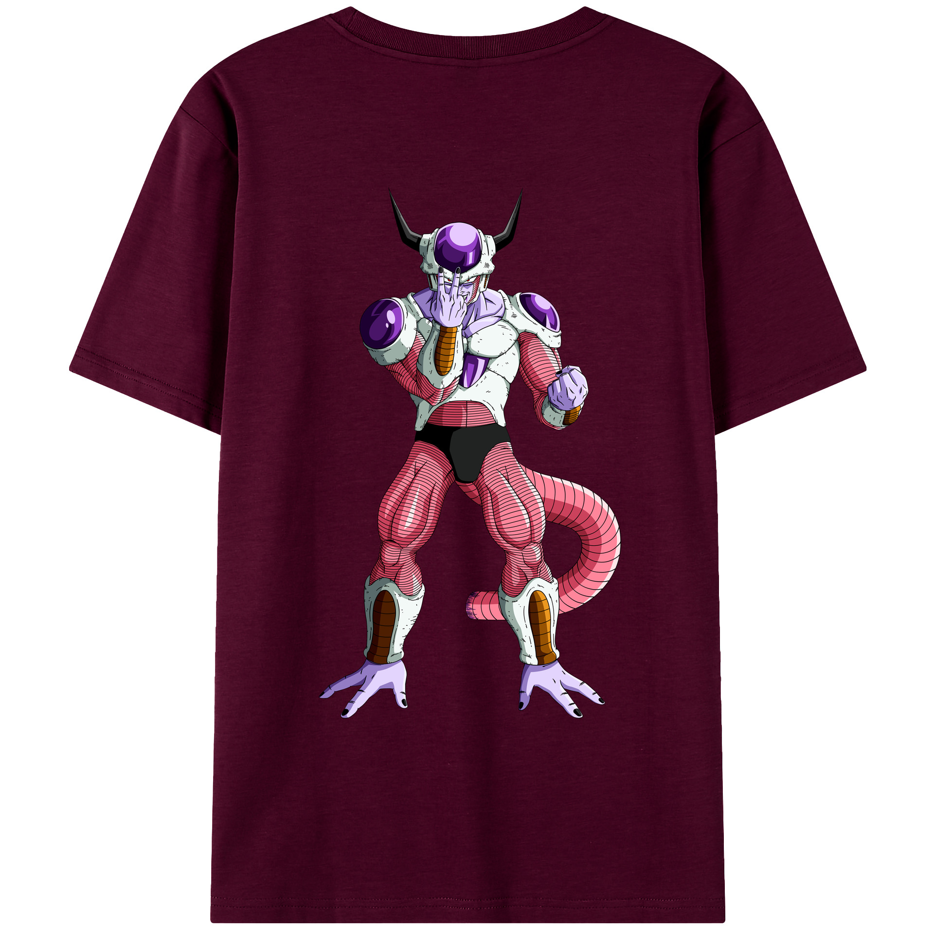 （画像用） ドラゴンボール フリーザ DRAGON BALL Frieza レディース半袖Tシャツ(バックプリント)